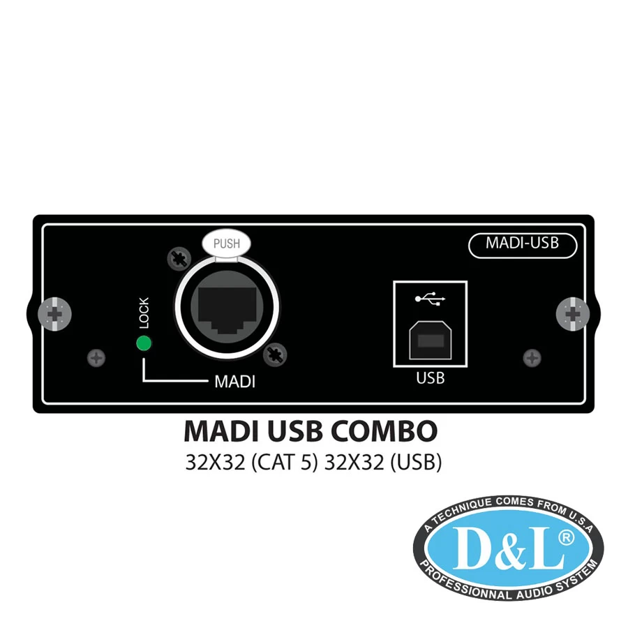 Bàn trộn Mixer MADI USB Combo