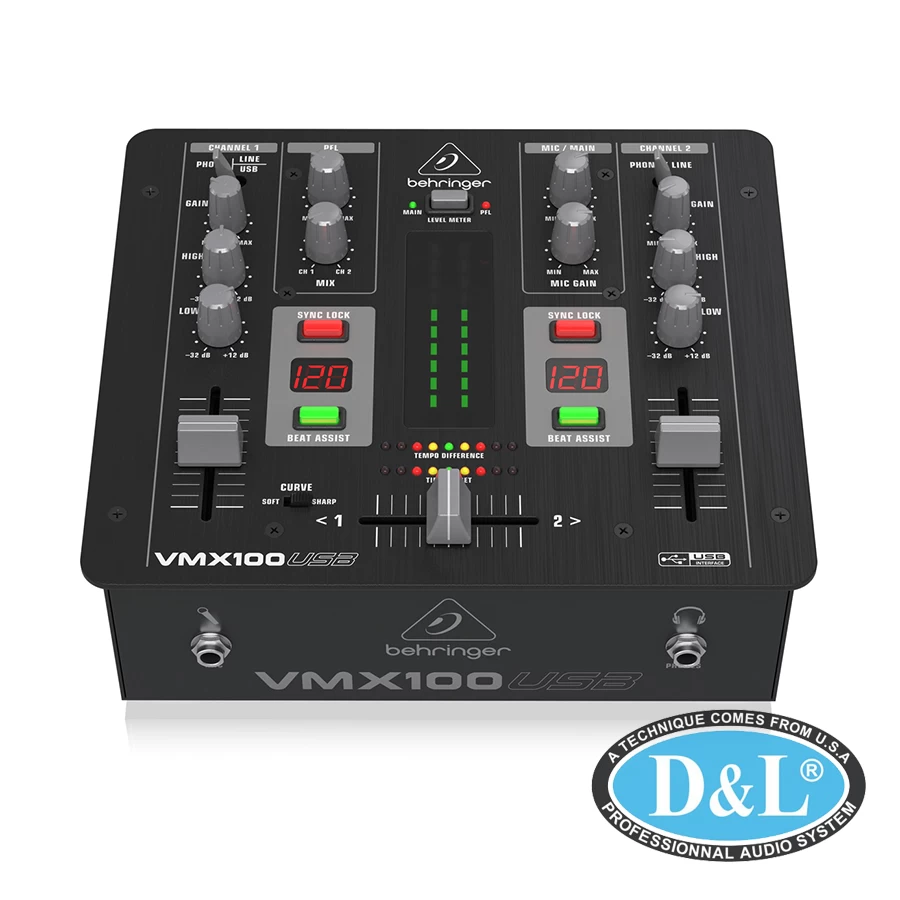 VMX100USB DJ Mixer Behringer