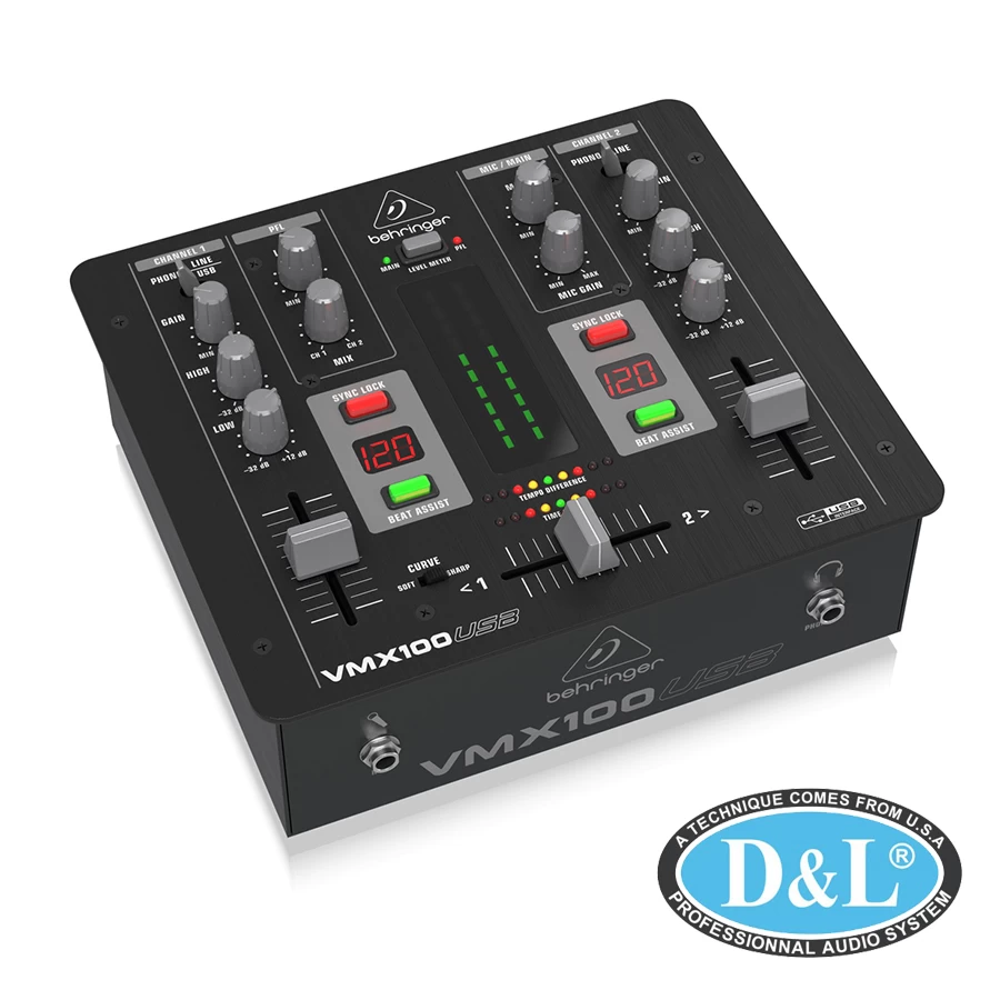 VMX100USB DJ Mixer Behringer