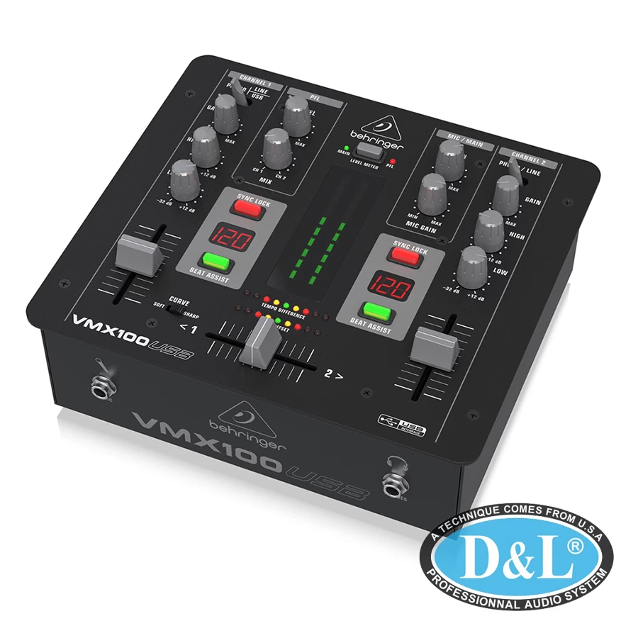 VMX100USB DJ Mixer Behringer