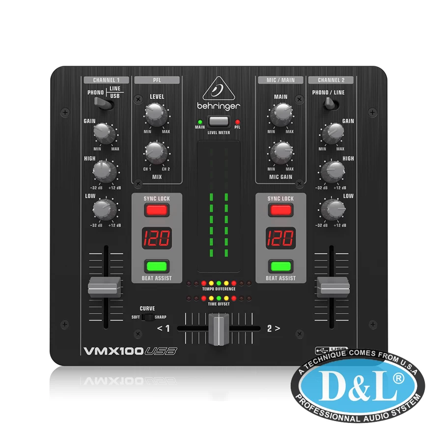 VMX100USB DJ Mixer Behringer
