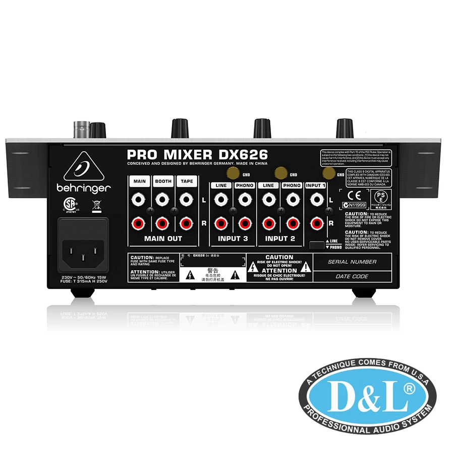 DX626 DJ Mixer Behringer