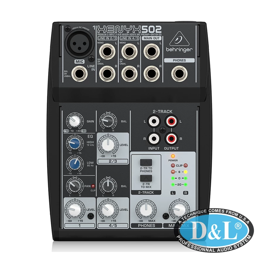 502 Analog Mixers Behringer