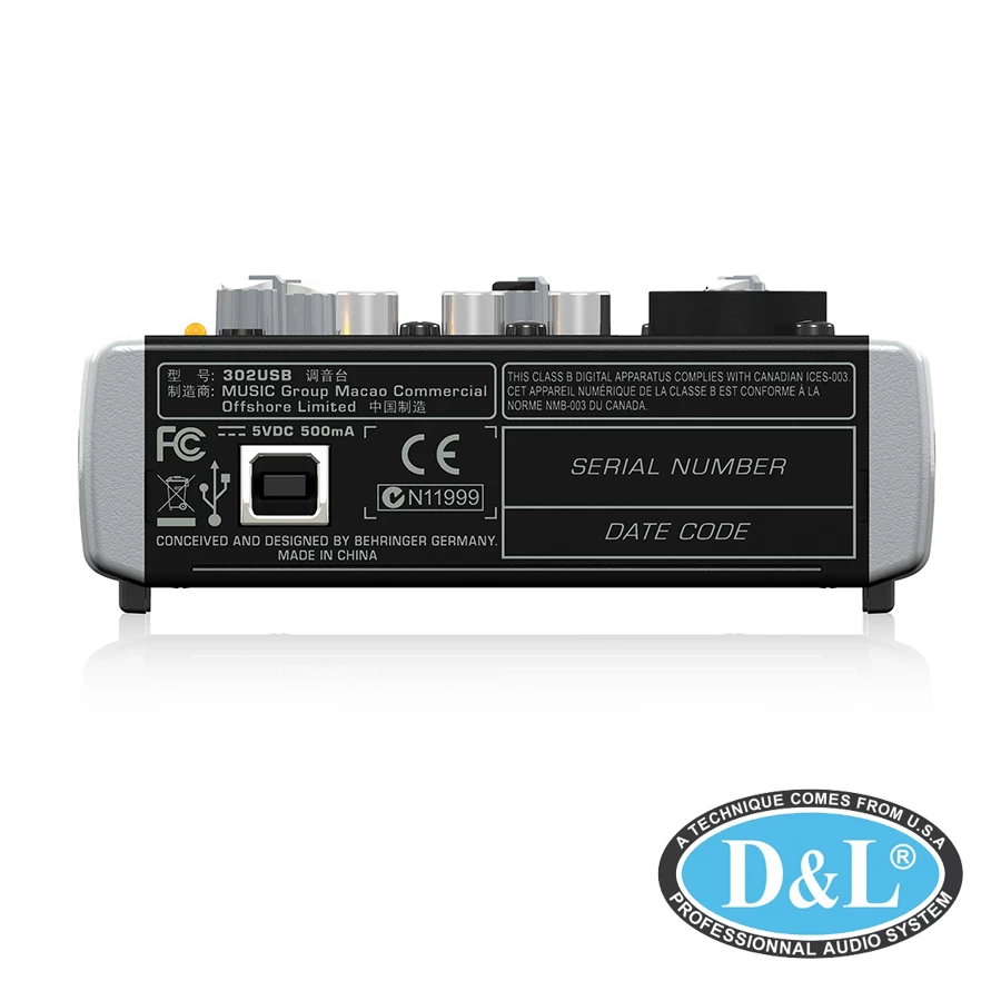 302USB Mixer Behringer Analog