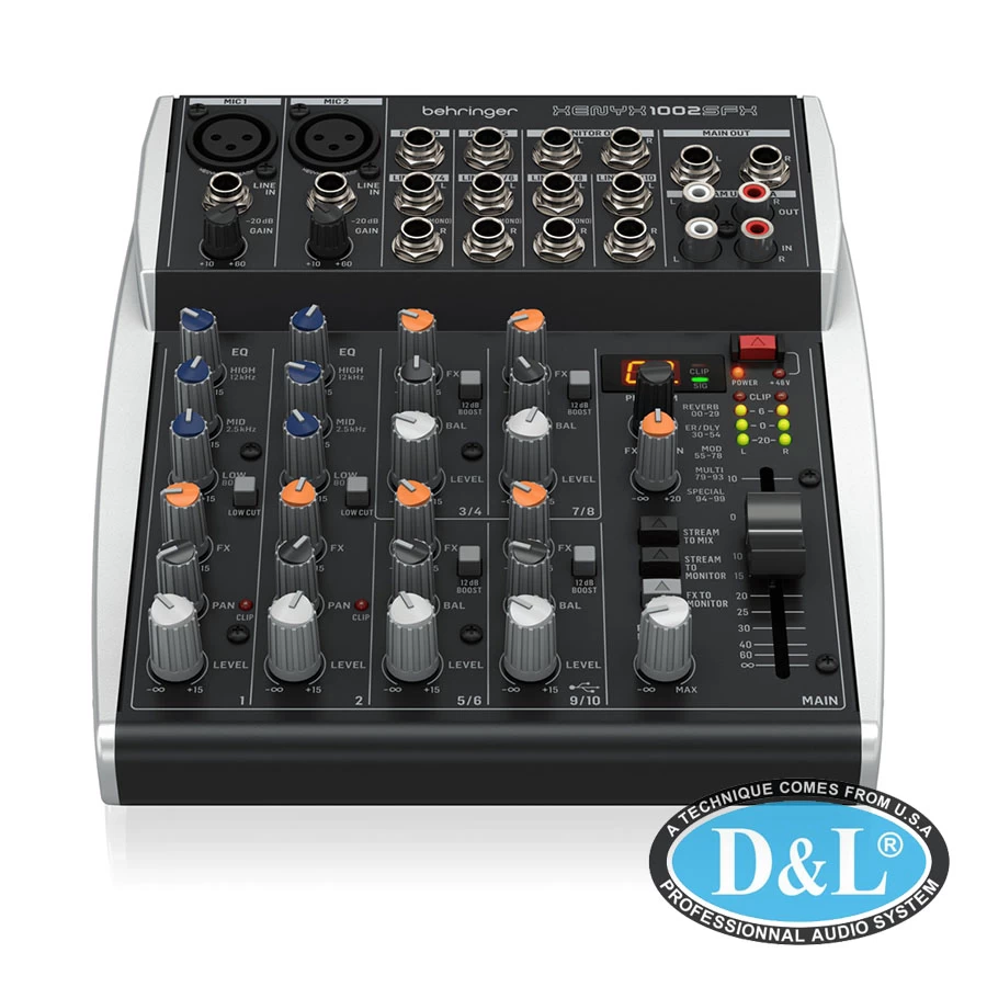 Mixer cơ Behringer XENYX 1002SFX