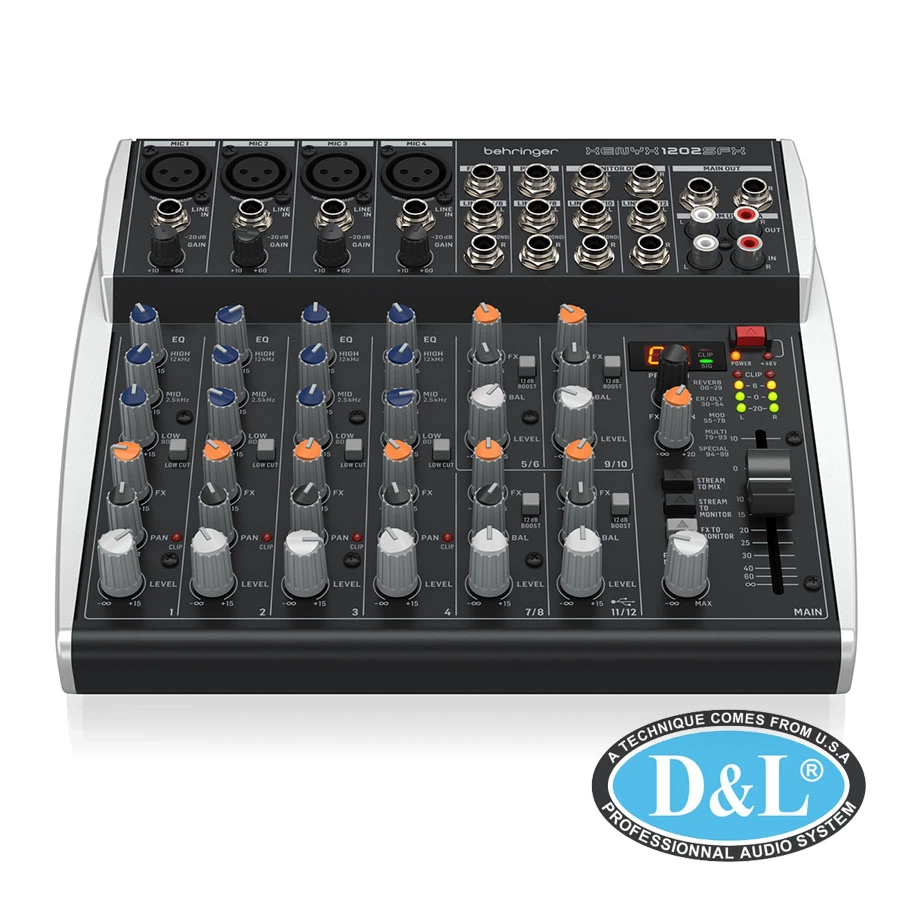 Mixer cơ Behringer XENYX 1202SFX