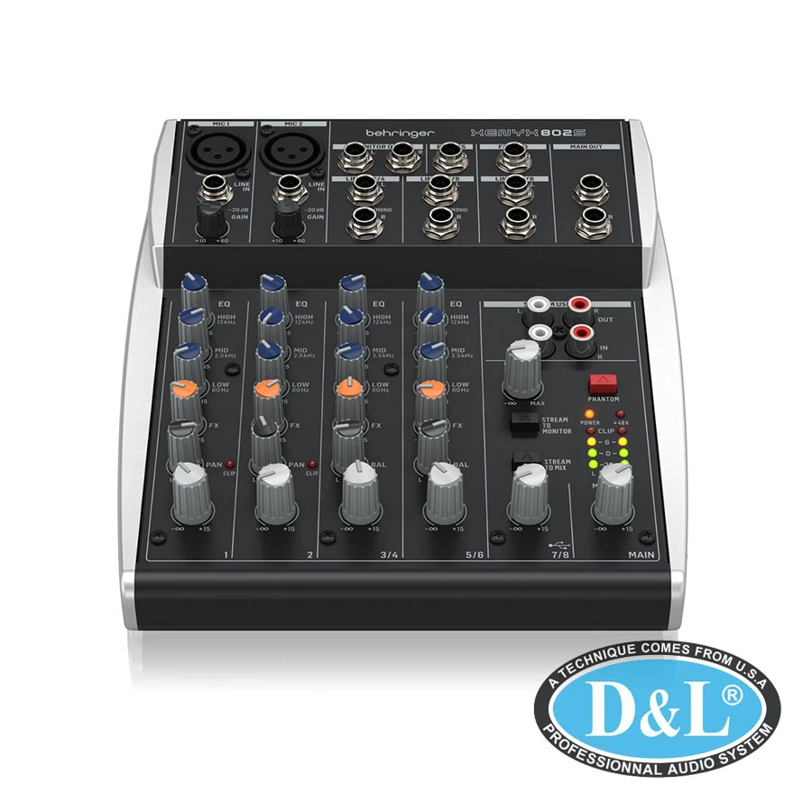 Mixer cơ Behringer XENYX 802S