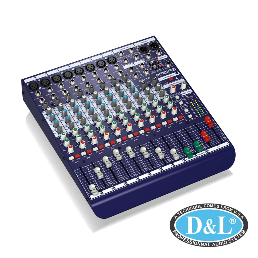 Mixer cơ Midas DM12