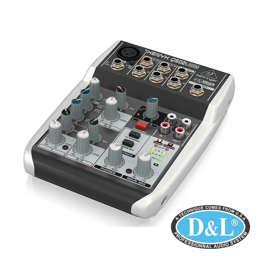 Mixer cơ Behringer Q502USB
