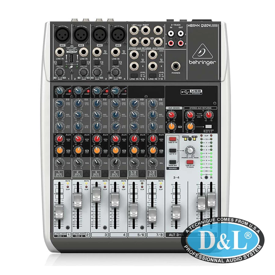 Mixer cơ Behringer Q1204USB