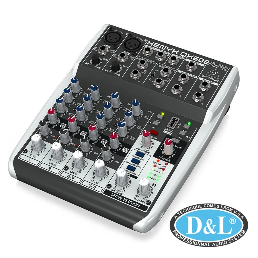 Mixer cơ Behringer QX602MP3