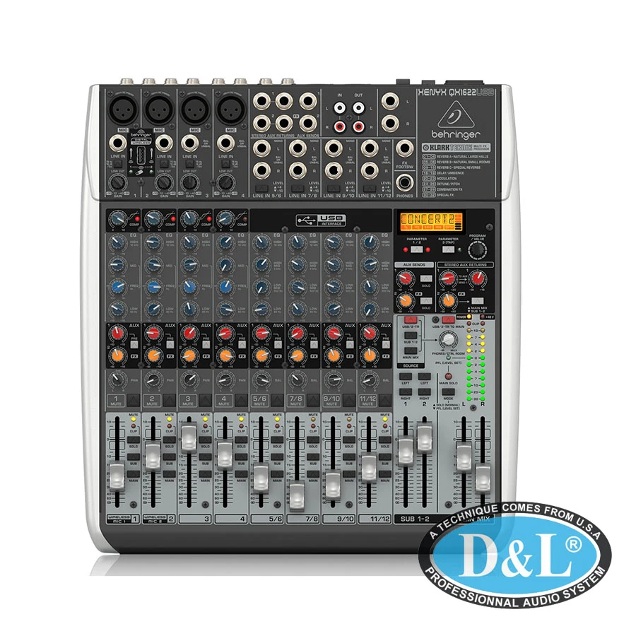 Mixer cơ Behringer QX1622USB