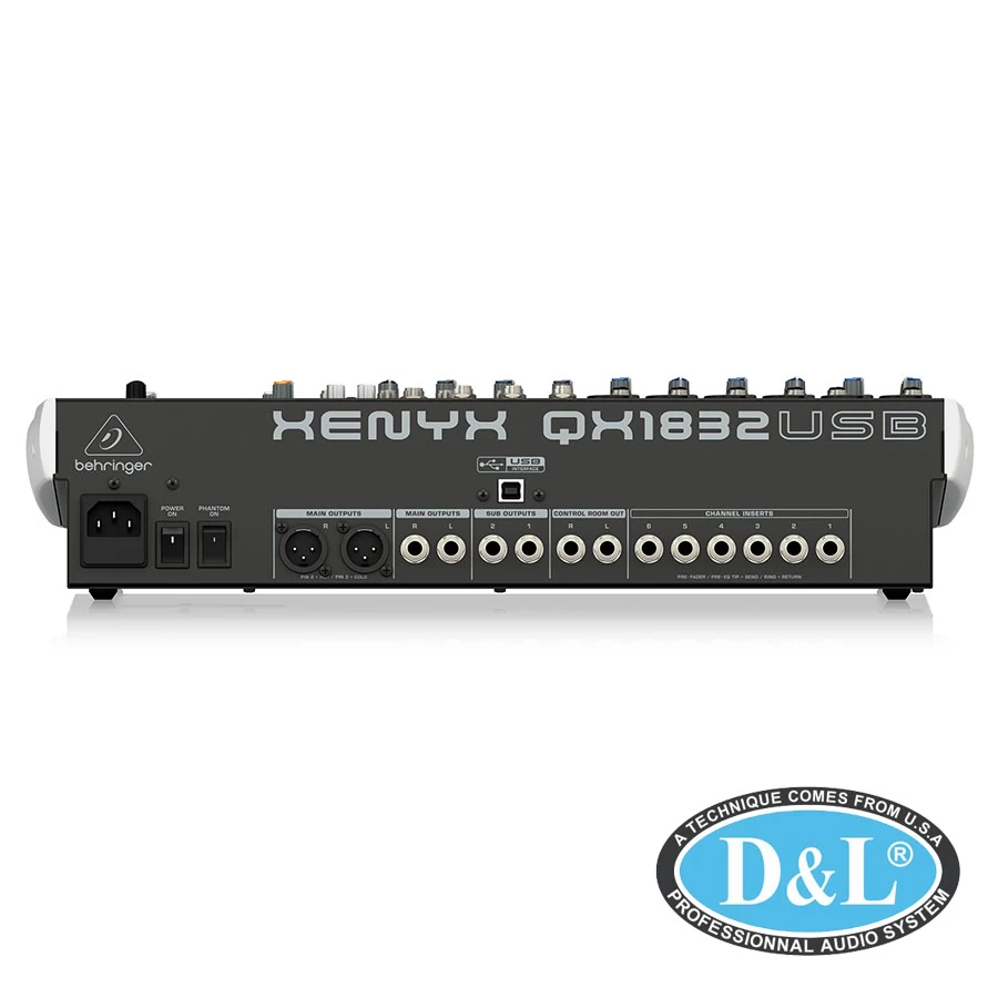 Mixer cơ Behringer QX1832USB