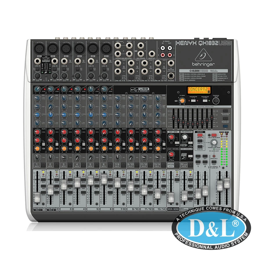 Mixer cơ Behringer QX1832USB