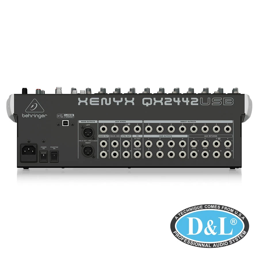 Mixer cơ Behringer QX2442USB