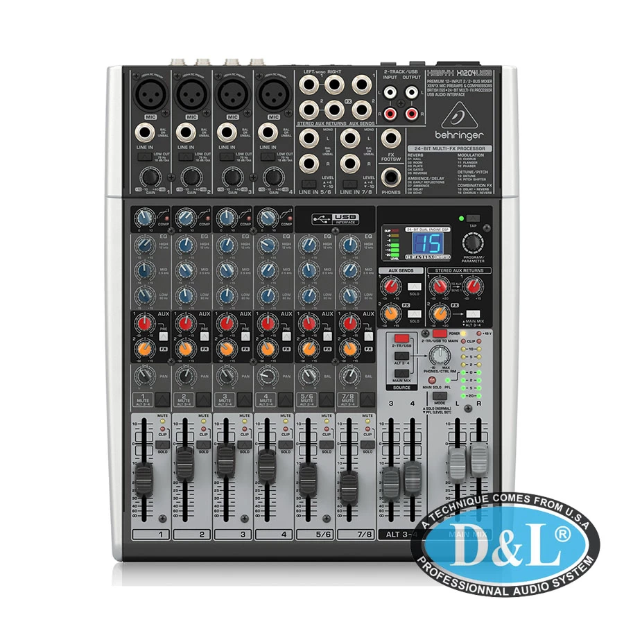 Mixer cơ Behringer X1204USB