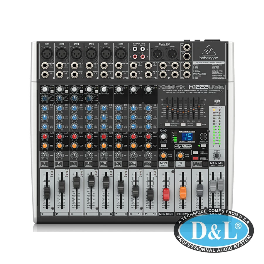 Mixer cơ Behringer X1222USB
