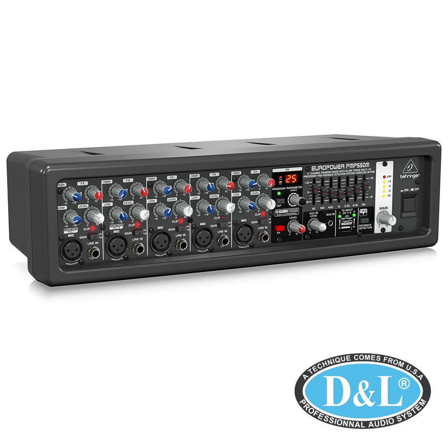 Mixer Behringer PMP550M Powered