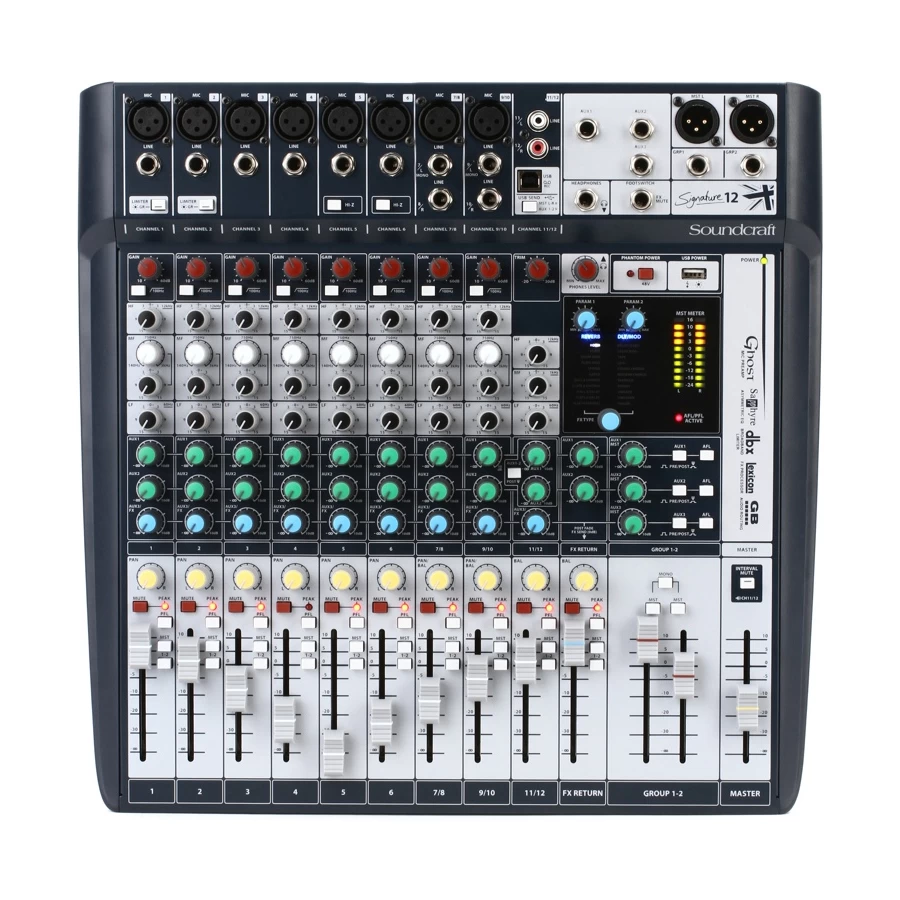 MIXER SOUNDCRAFT SIGNATURE-12