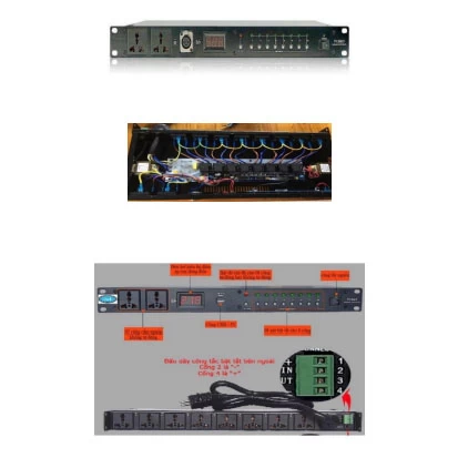 Bộ chia và quản lý nguồn điện D&L PC-860
