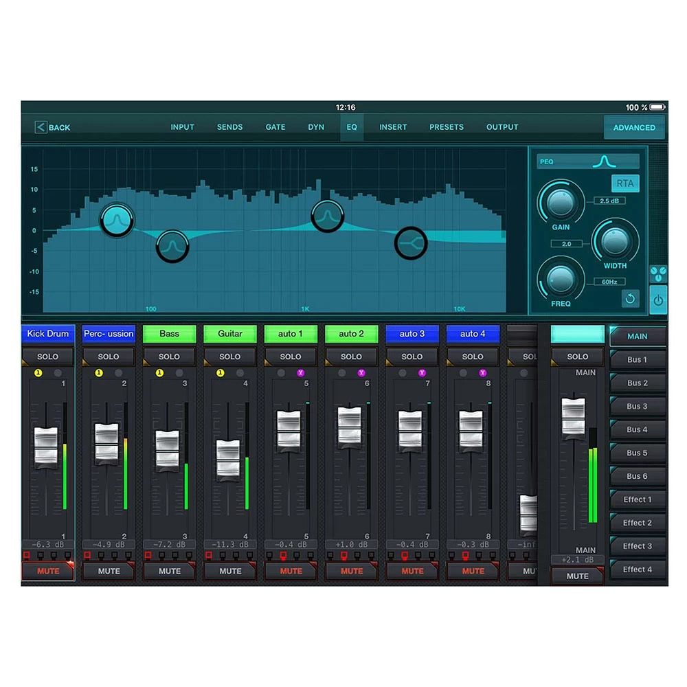 XR12 Digital Mixer Behringer 12 input