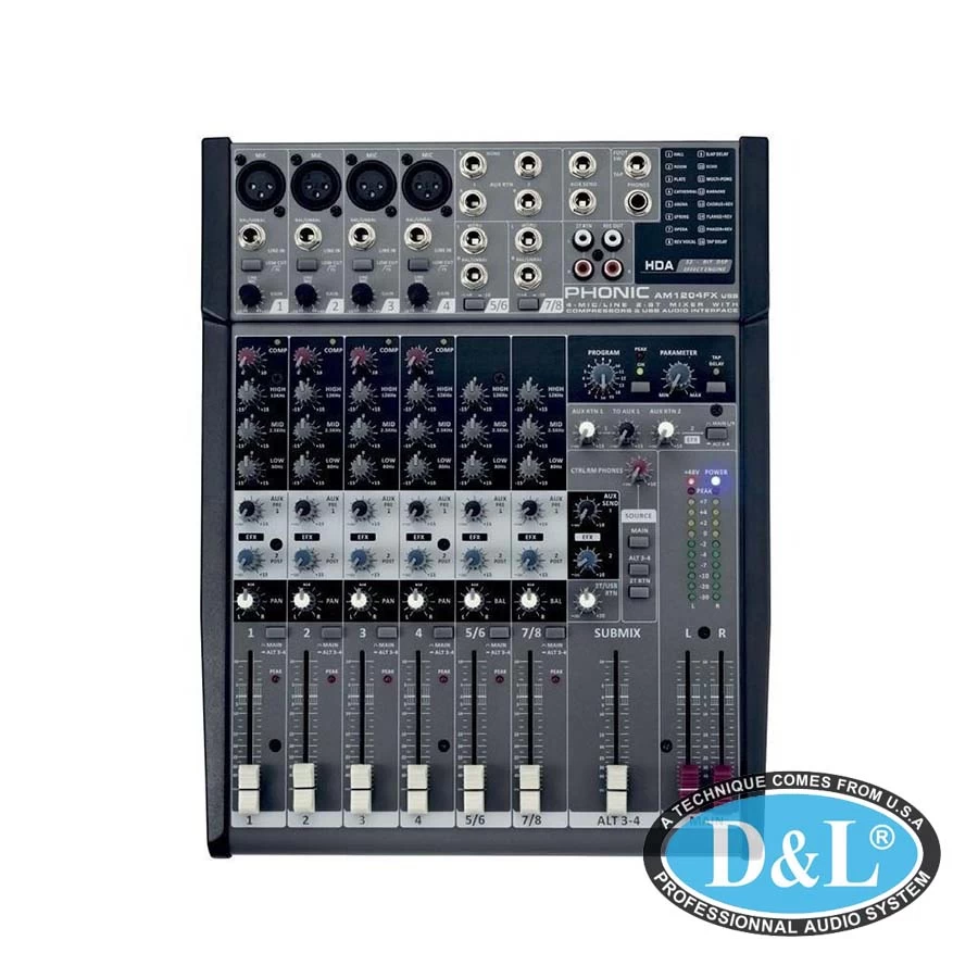 Bàn trộn Mixer AM1204FX