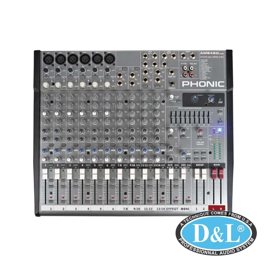 Bàn trộn Mixer AM642D USB