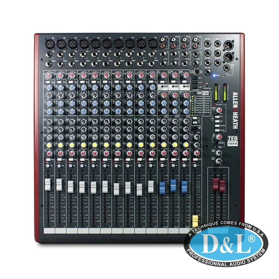 Bàn trộn Mixer Allen&heath ZED-16FX