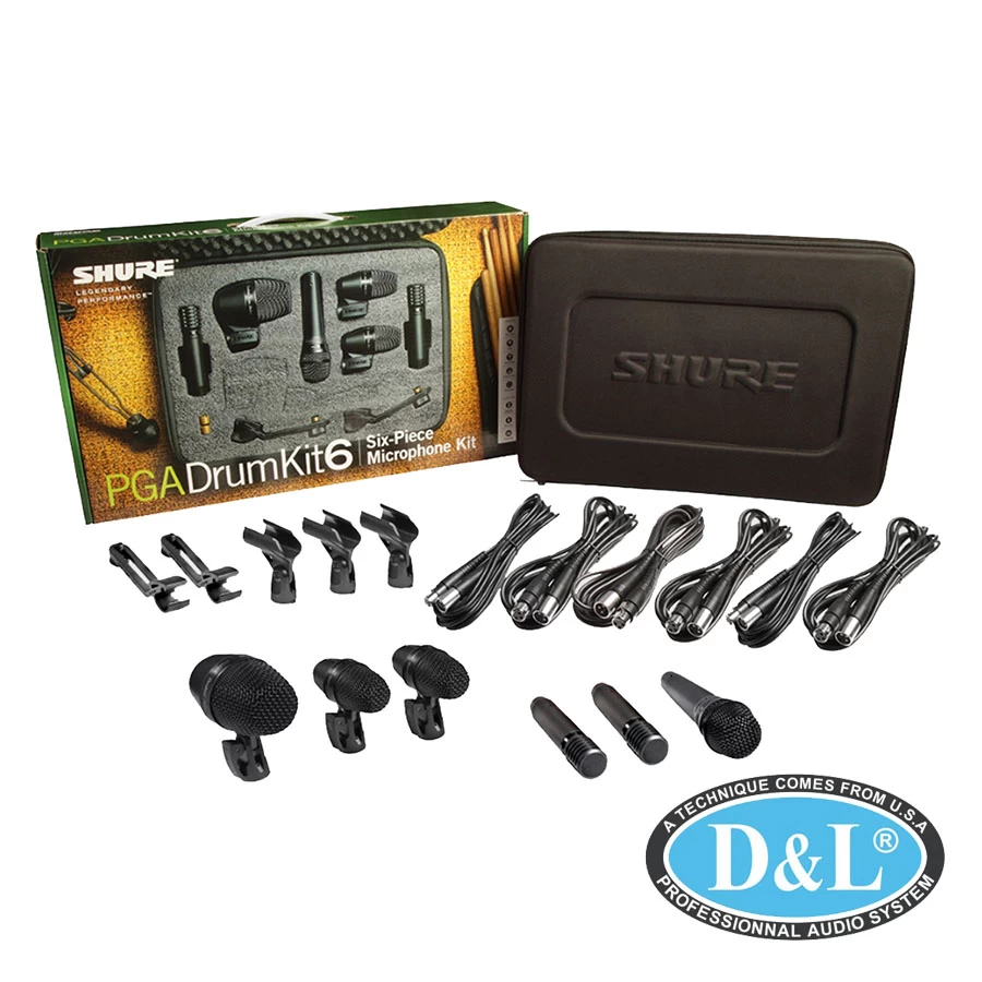 Micro Shure PGADRUMKIT6